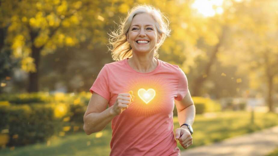 Senior women doing jogging